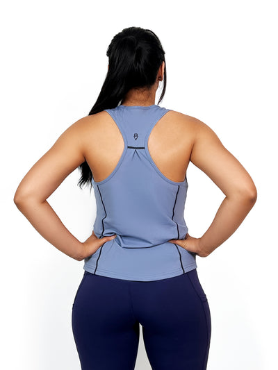 ZHOORA True Blue - BreezeLite FlexFit Tank Top