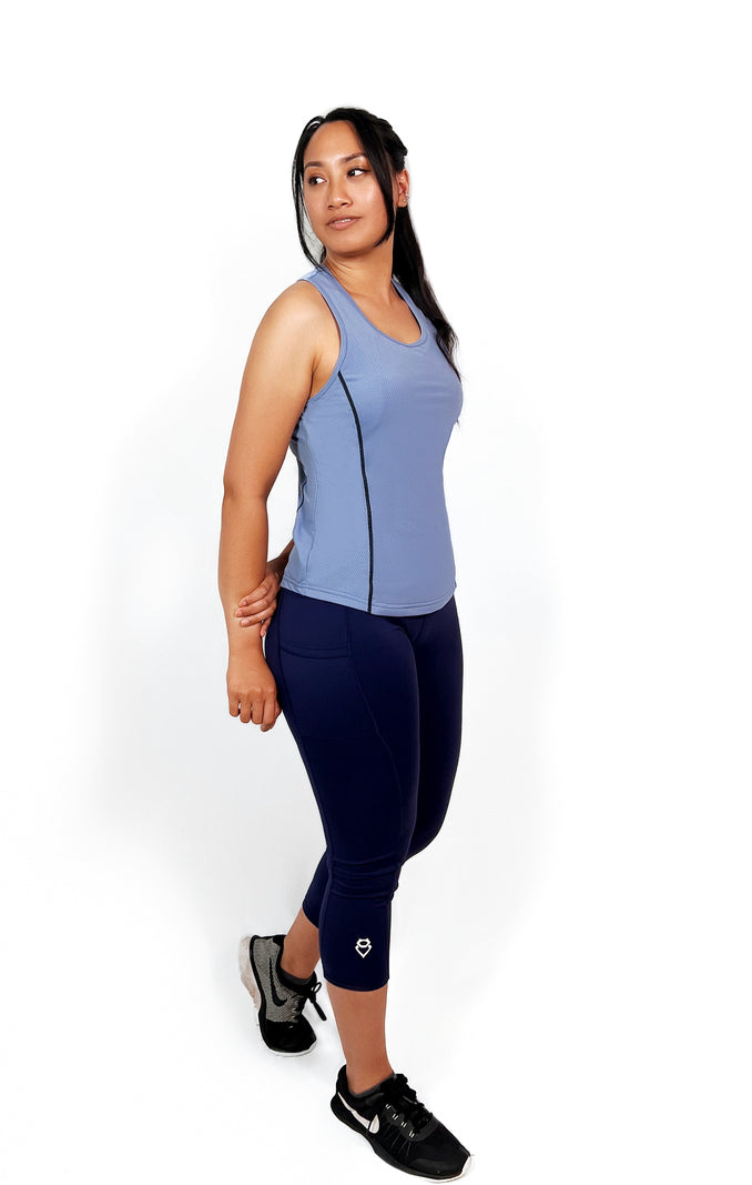 ZHOORA True Blue - BreezeLite FlexFit Tank Top