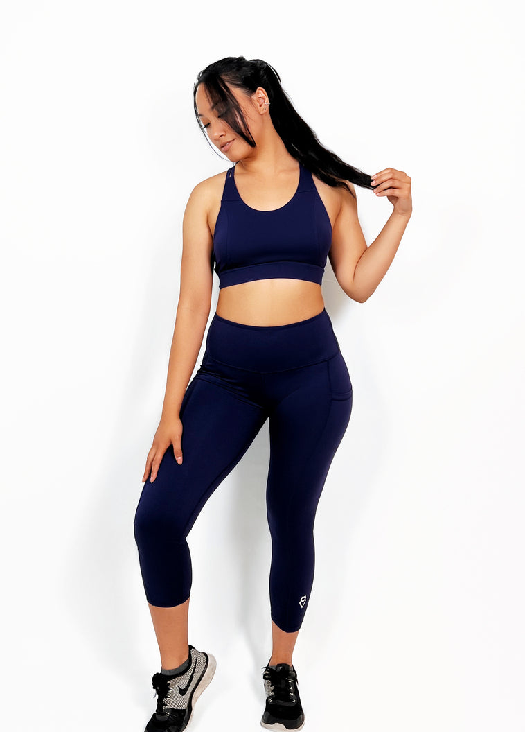 ZHOORA Basic - Nila Blue Sports Bra