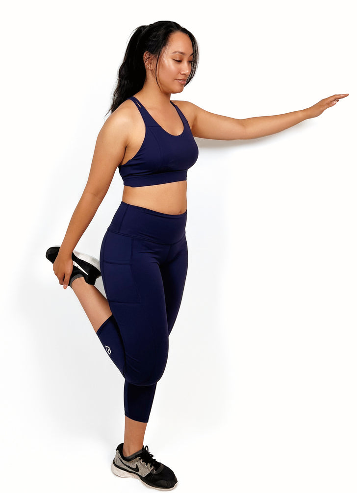 ZHOORA Basic - Nila Blue Sports Bra