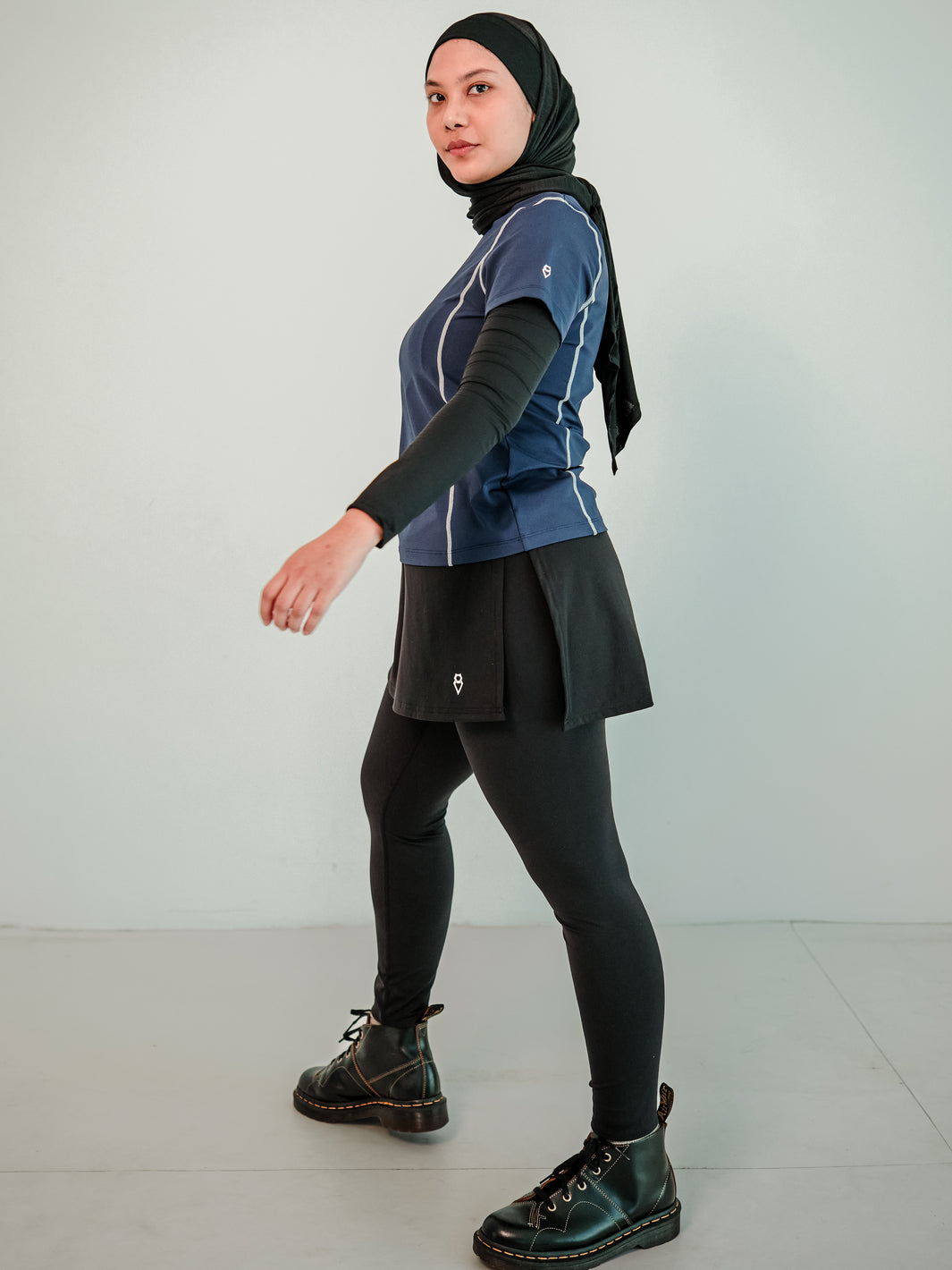 FlexiSkirt Modest, Sports Leggings with Skirt – Zhoora